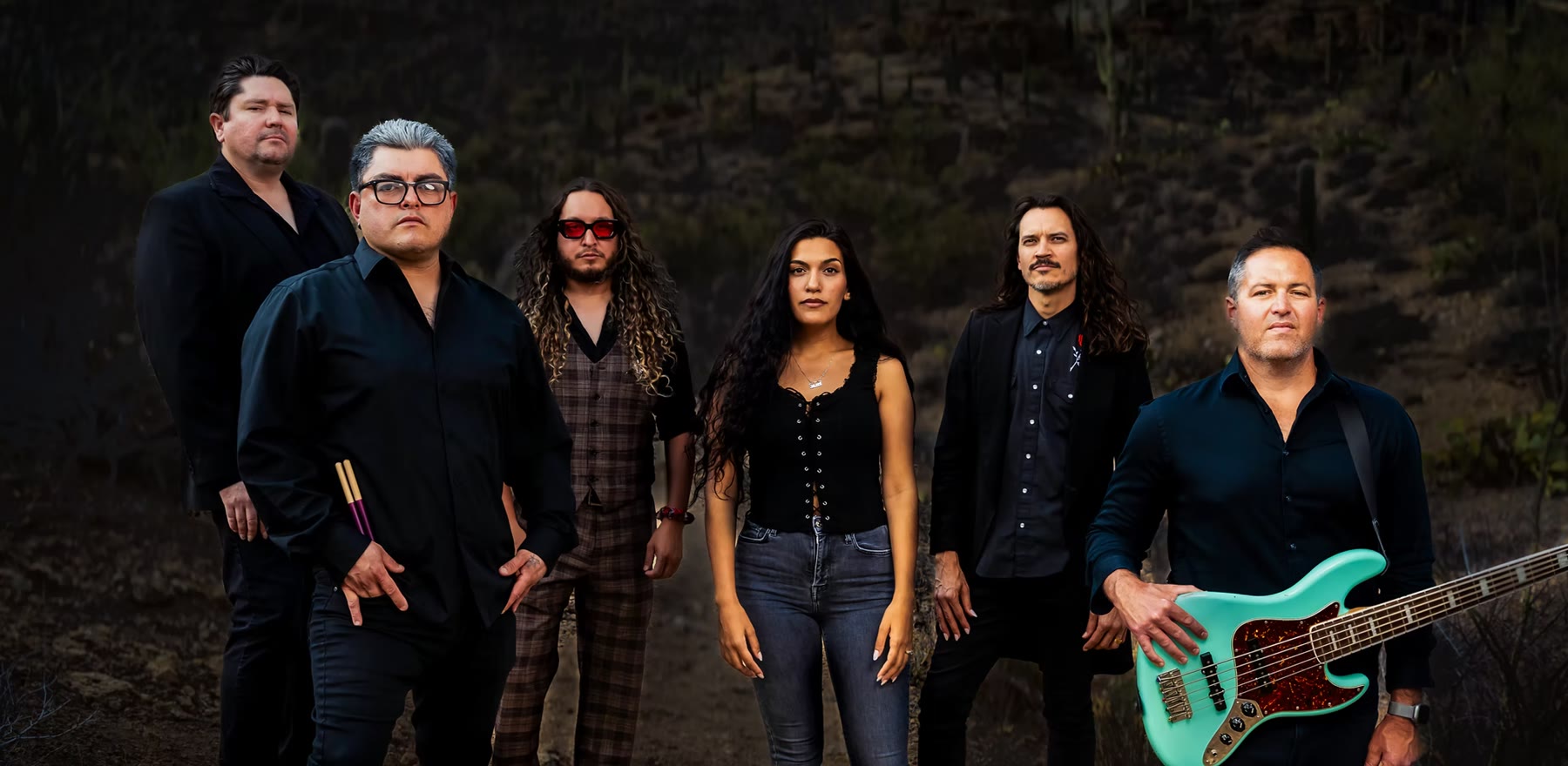 Tesoro band members in an official promotional photograph